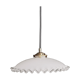 Suspension opaline dentelée