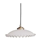 Suspension opaline dentelée