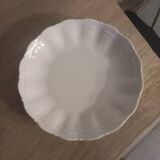 Deep plate in Limoges porcelain