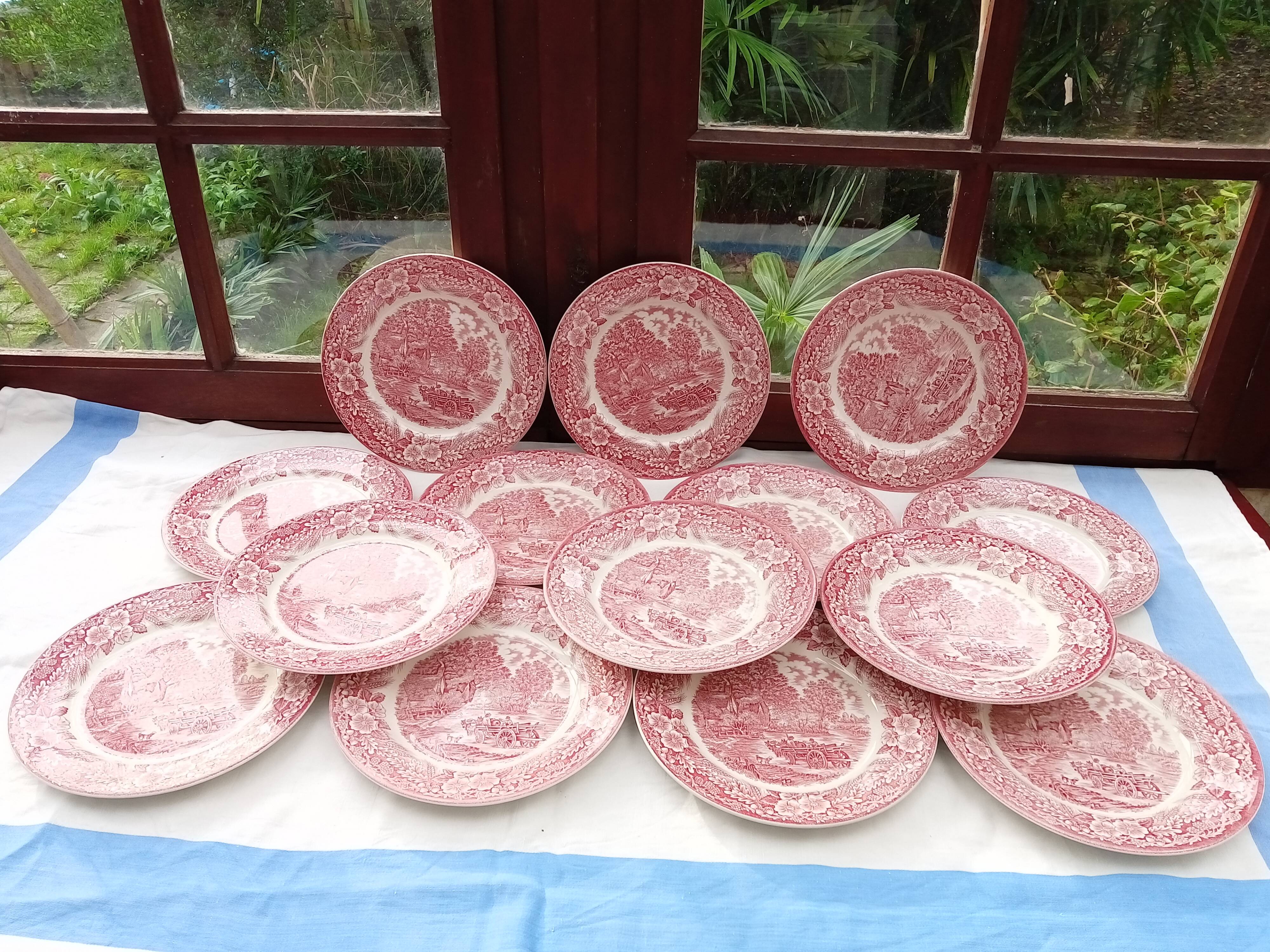 14 English flat plates