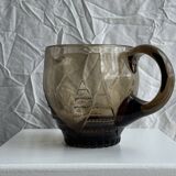 Smoked glass carafe