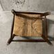 Fauteuil en bois et paille pour enfant