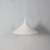 Trumpet pendant in white plexiglas