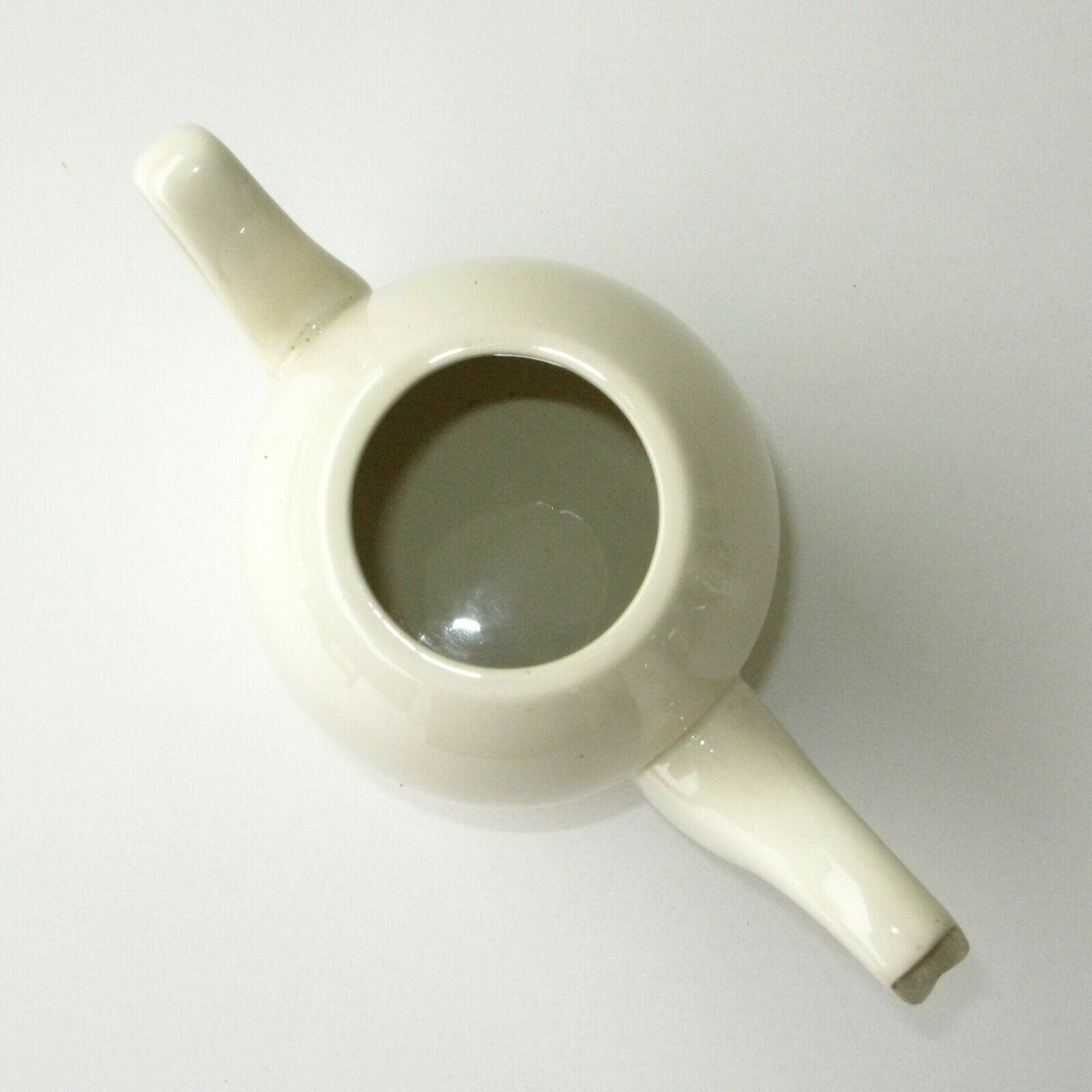 Ceramic Salam Teapot Villeroy and Boch white and Silver