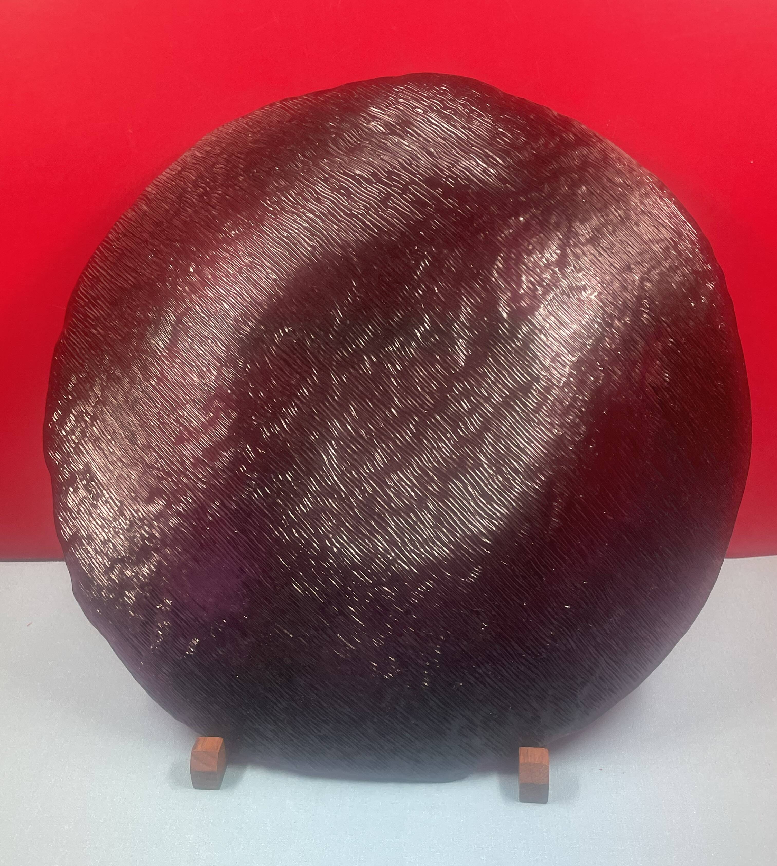 elegant Italian design cup from IVV glassware purple color - ∅ 40 cm