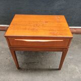 Scandinavian teak bedside table
