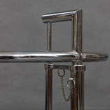 Set of 2 tabes Eileen Gray chrome model 1027