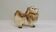 Vintage 1970s ceramic Pekingese dog, decorative figurine, statue.