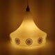Hanging in Scandinavian opaline golden motifs