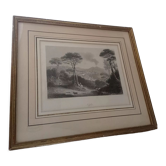 Gravure encadrée Naples