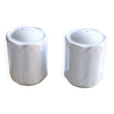 Salière poivrier porcelaine blanche