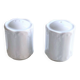 Salière poivrier porcelaine blanche