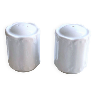 White porcelain salt and pepper shaker