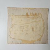 Watercolor of a liner at sea signed taboureau georges known as sandy-hook (1879-1960)