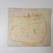 Watercolor of a liner at sea signed taboureau georges known as sandy-hook (1879-1960)