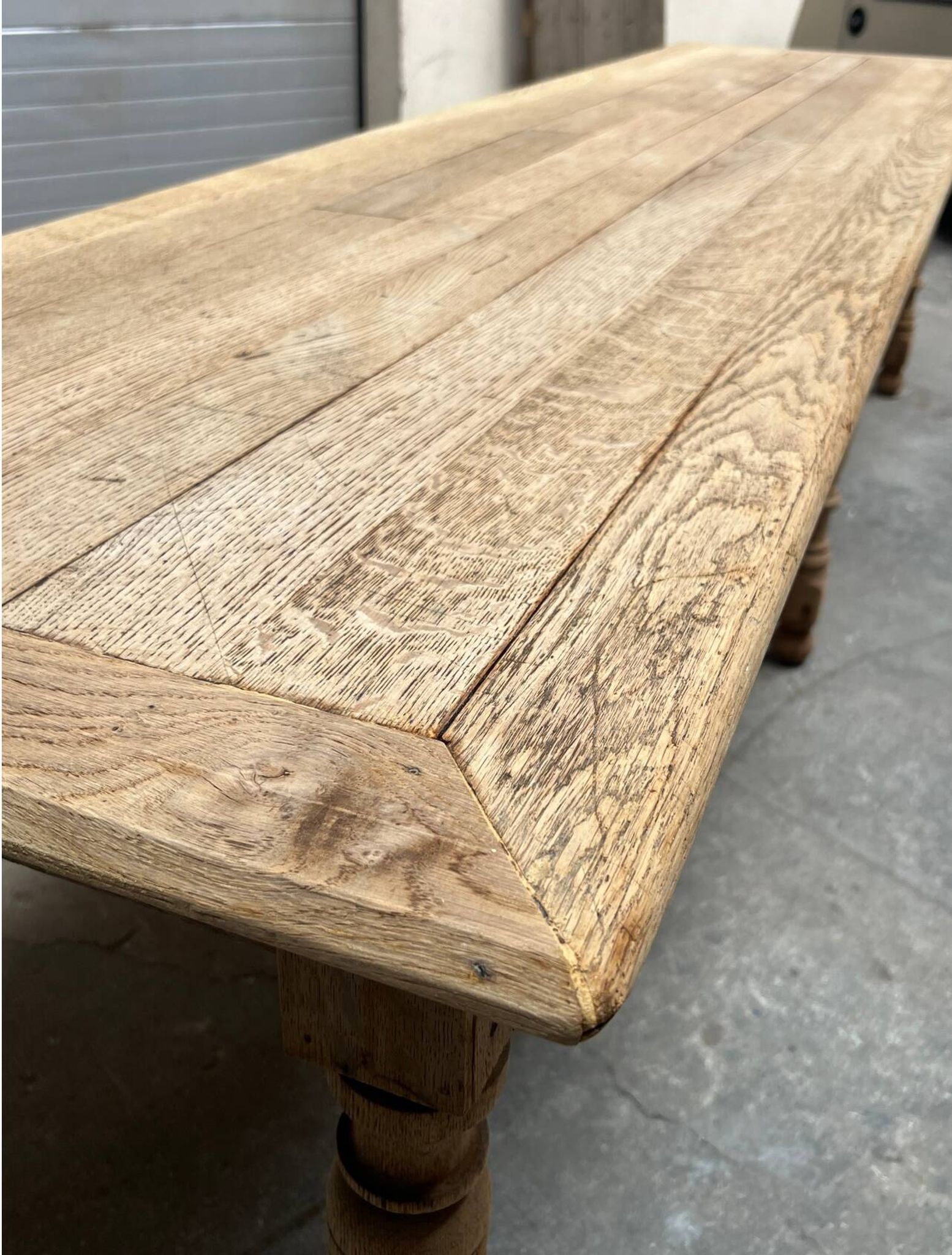 Table de drapier en chêne XIX eme