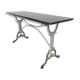 XL Garden table made in Paris, bistro table with granite top