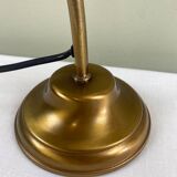 Brass tulip lamp