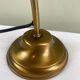 Lampe tulipe en laiton
