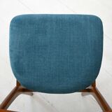 Vintage Danish chairs with upholstered seat