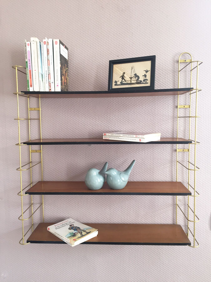 Étagère murale Tomado string vintage, 1960
