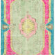 Handwoven Overdyed Oriental 1970s 190 cm x 302 cm Multicolor Carpet