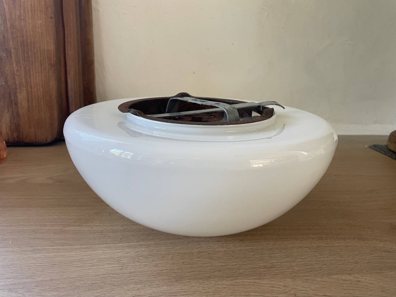 Vintage opaline wall or ceiling light 25cm