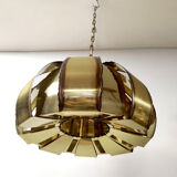 Vintage Danish brass pendant lamp