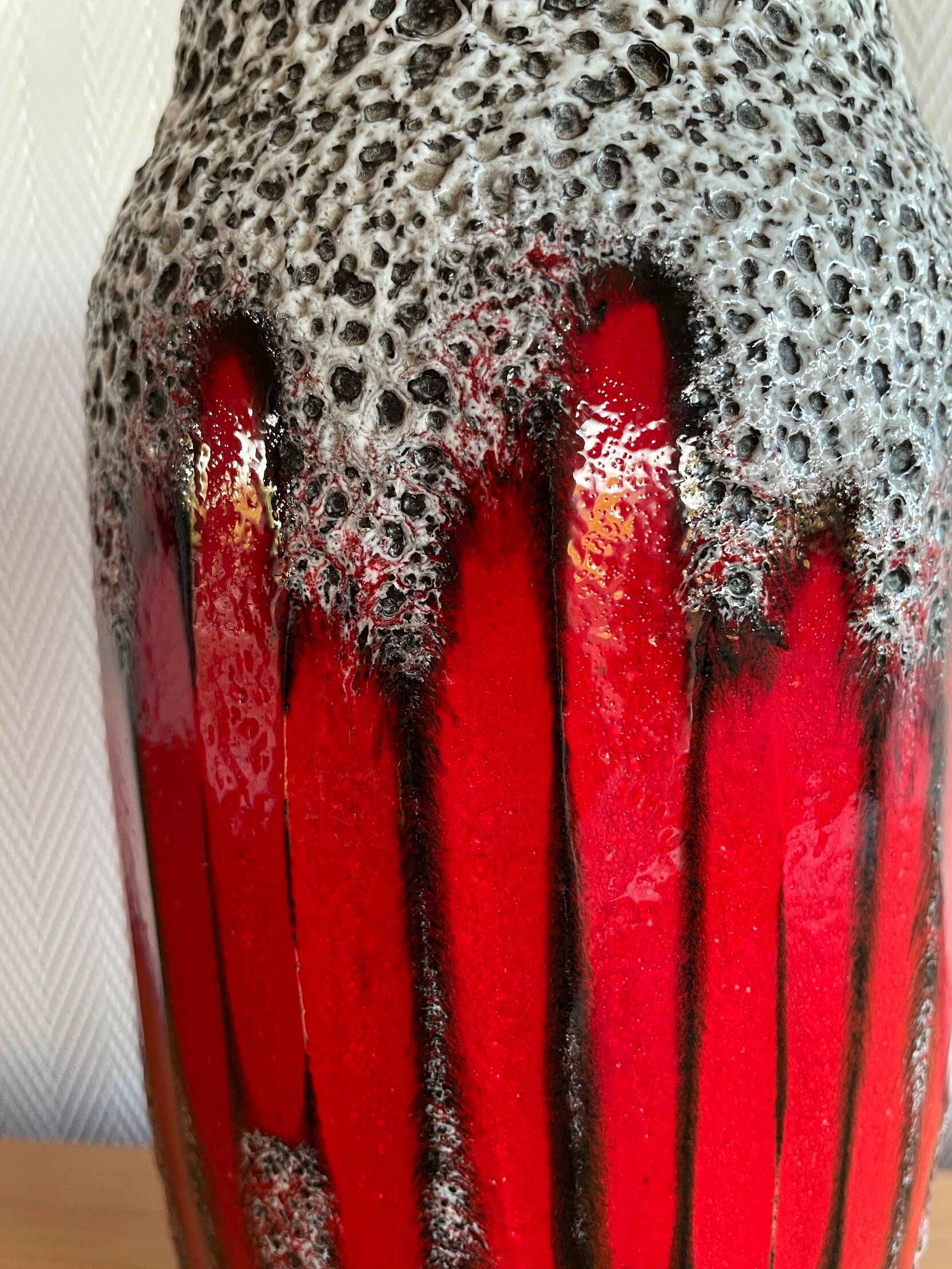 Fat Lava ceramic vase