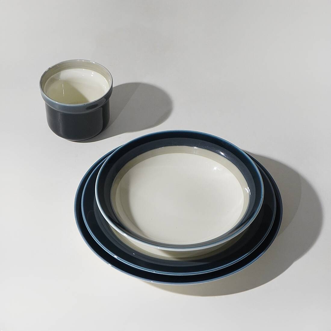 Ensemble de vaisselle "Eco" par Giovanni Garibaldi pour Ginori, années 1970