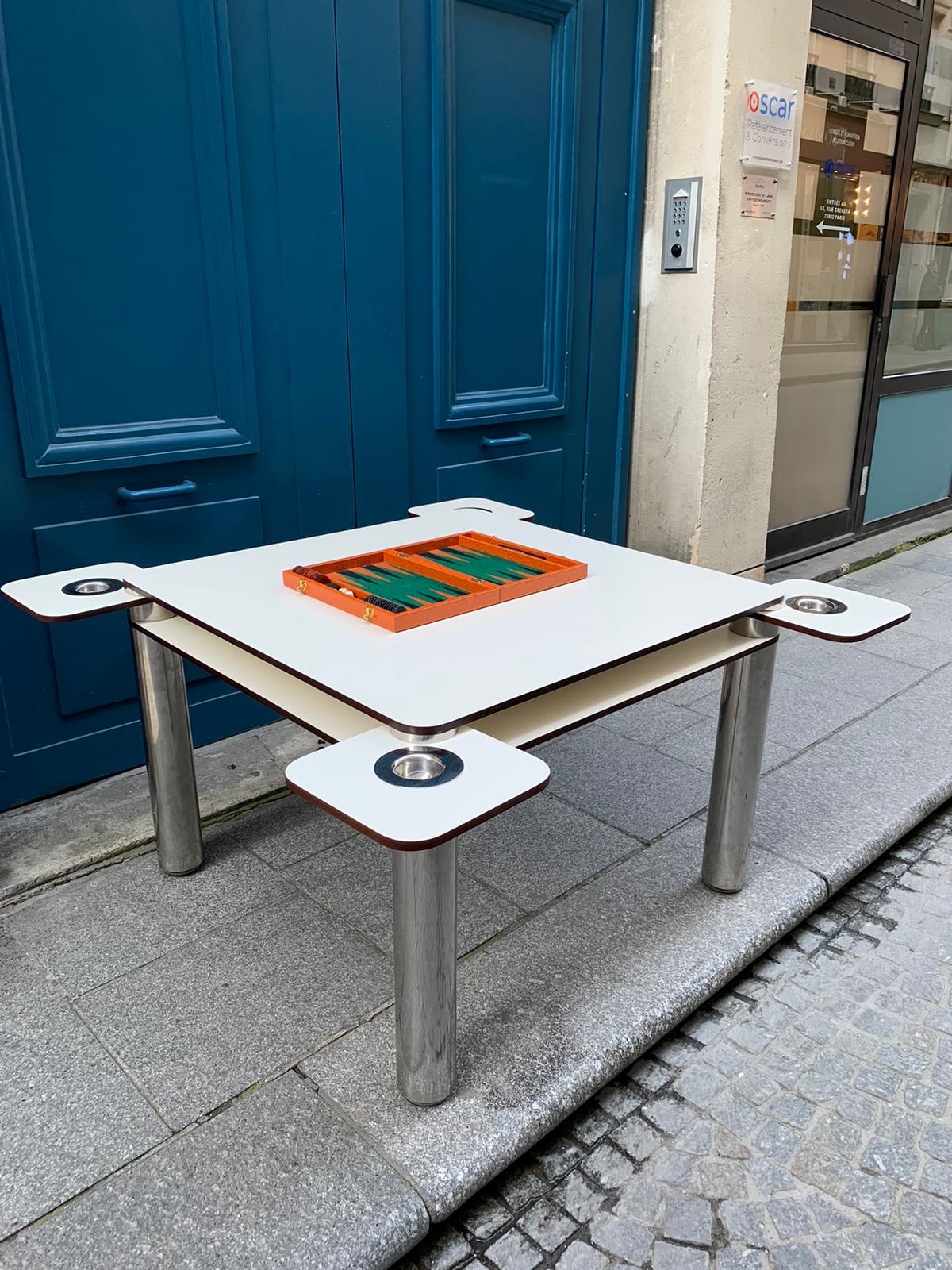 Table poker Zanotta - Joe Colombo