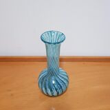 Vintage Glass Vase made by Phoenician Glass, Malta, 1980s