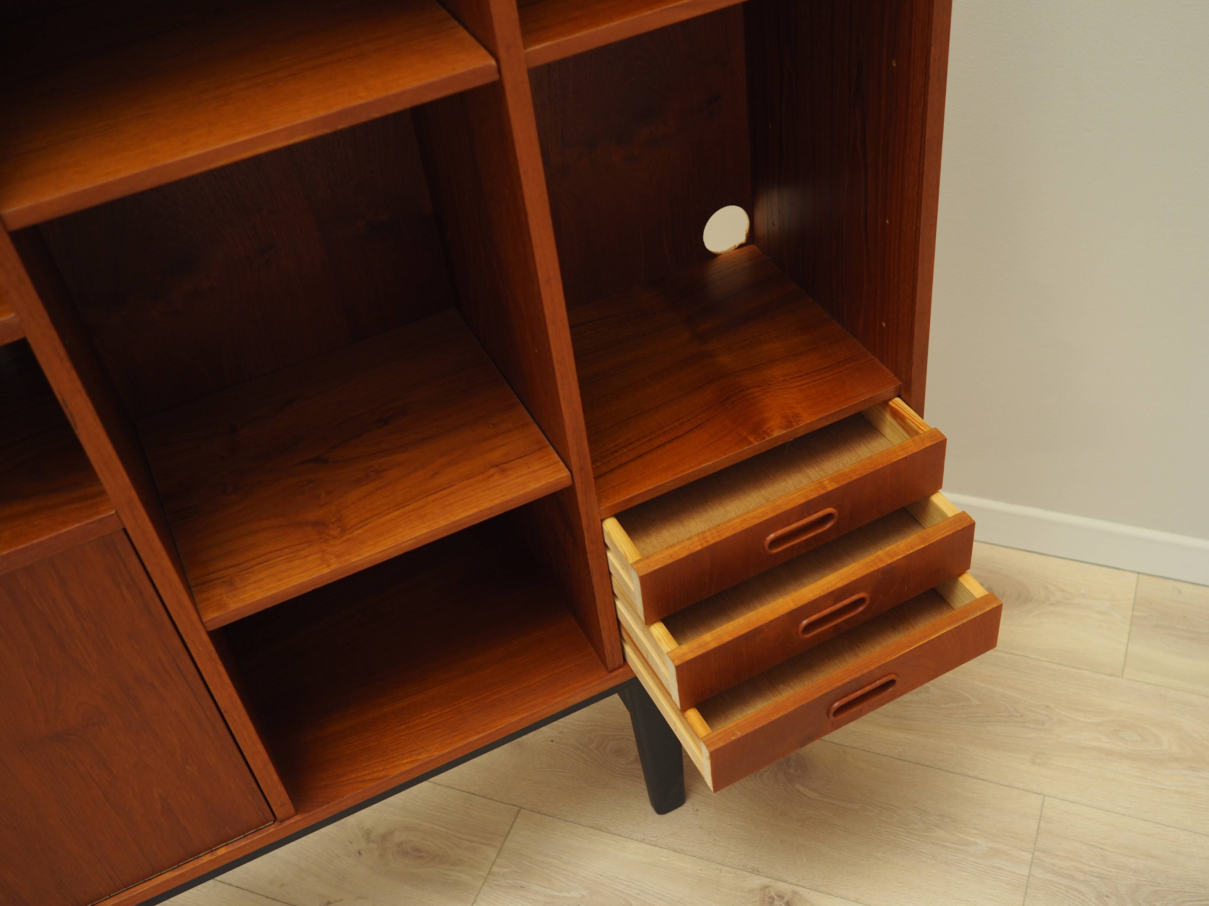 Teak bookcase, Danish design, 1970s, production: Denmark