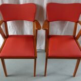 Pair of 50s bridge chairs