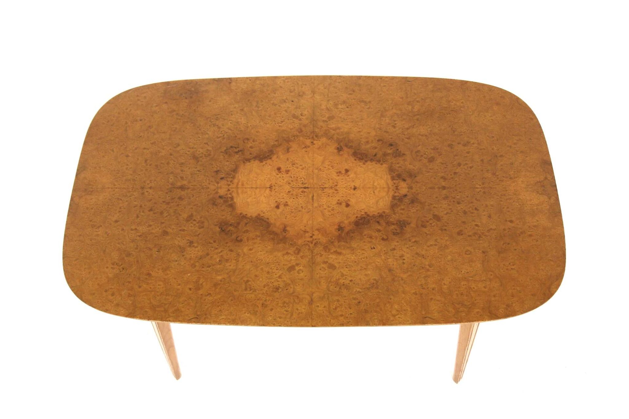 Coffee table in elm, Swedish Modern, Sweden, 1930.