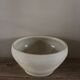Vintage glazed stoneware bowl in greige.