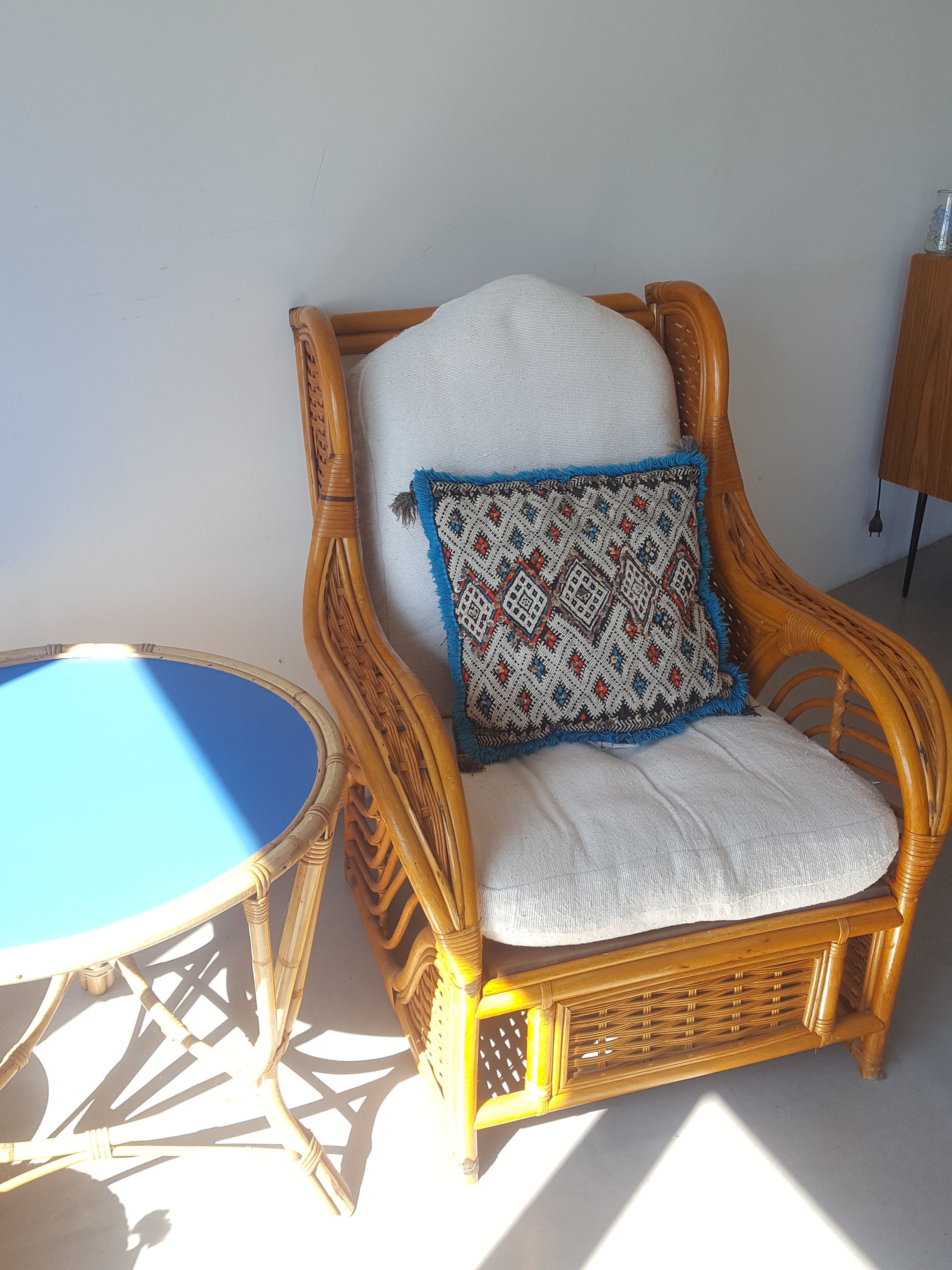 Fauteuil rotin