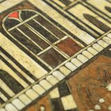 Anglo-Indian Taj Mahal Side Table Plant Table Teak 41cm