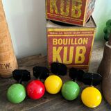 Vintage wooden ball wall hook