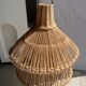 Suspension ou luminaire en rotin en forme de lanterne asiatique