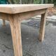 Renovated farmhouse dining table in raw oak from the 20th century, 180cm.