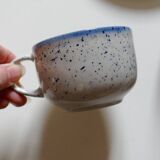 Trio of Tulowice coffee cups and bowls