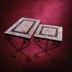 Pair of nesting tables in wrought iron and ceramic mosaic – 1950s-60s