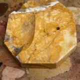 Art Deco Orange Marble Ashtray/ Catchall