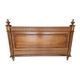 Low walnut headboard