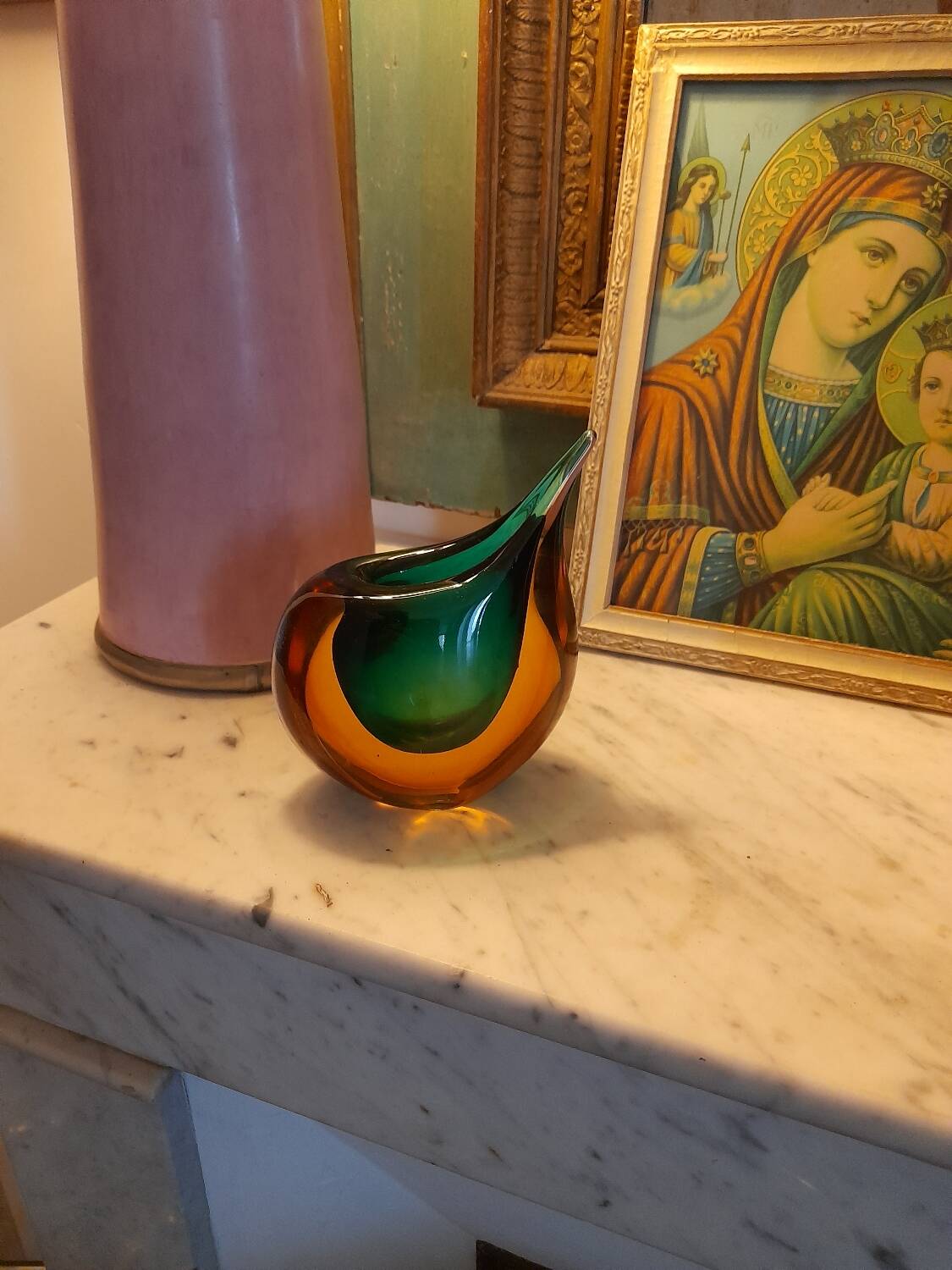 Murano vase 2 colors