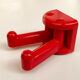 Coat rack or double hook - Vintage - Metalplastica - Italy 70s