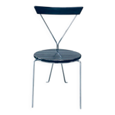 Mid-Century Modern Slender Design Chair, Italy, 1970s