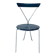 Mid-Century Modern Slender Design Chair, Italy, 1970s