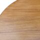 Table Harry Ostergaard ronde extensible teck 1960 estampillée